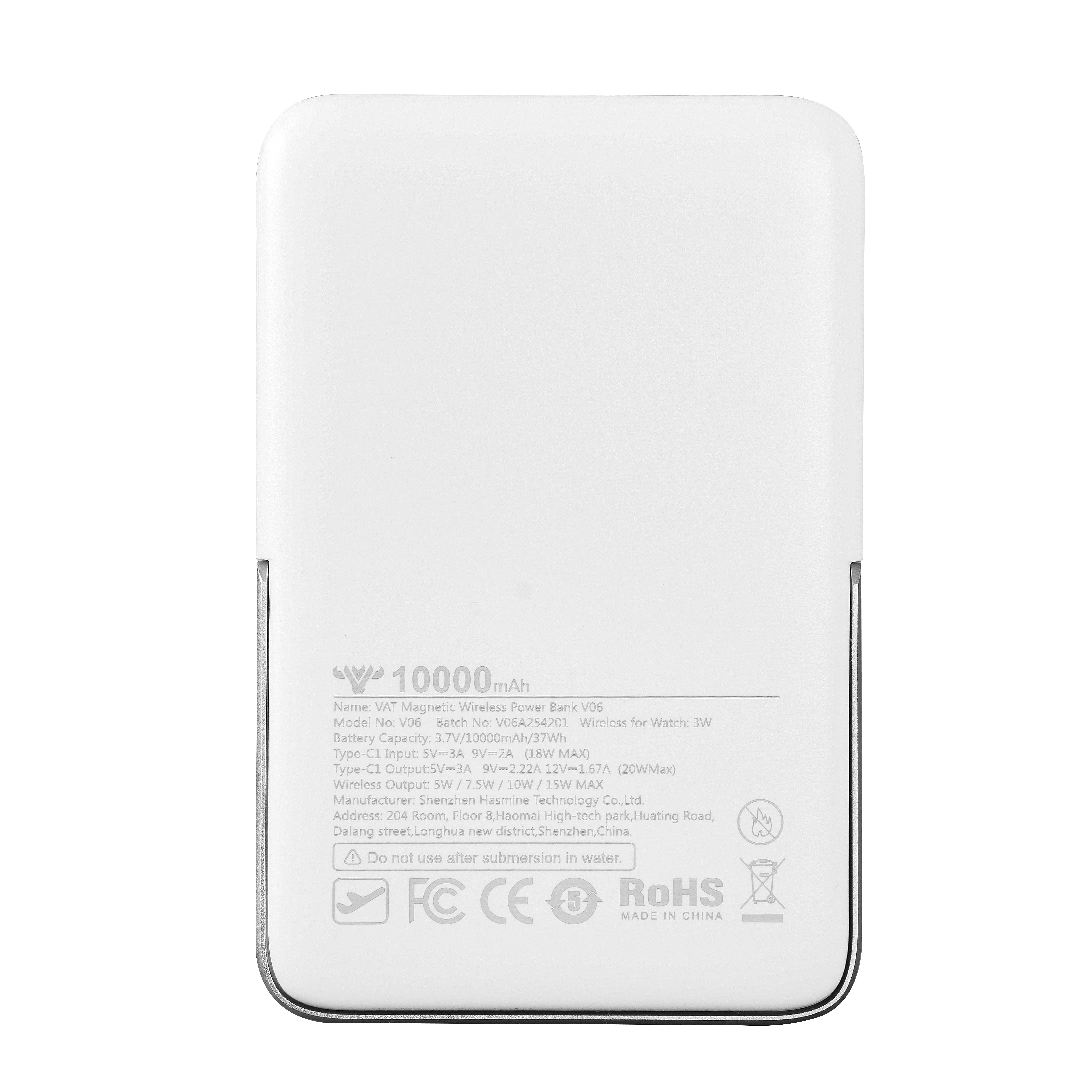 10000mAh Magnetic Wireless Power Bank | 15W Fast Wireless & 20W Type-C Charging | Supports Smartwatches & Earbuds