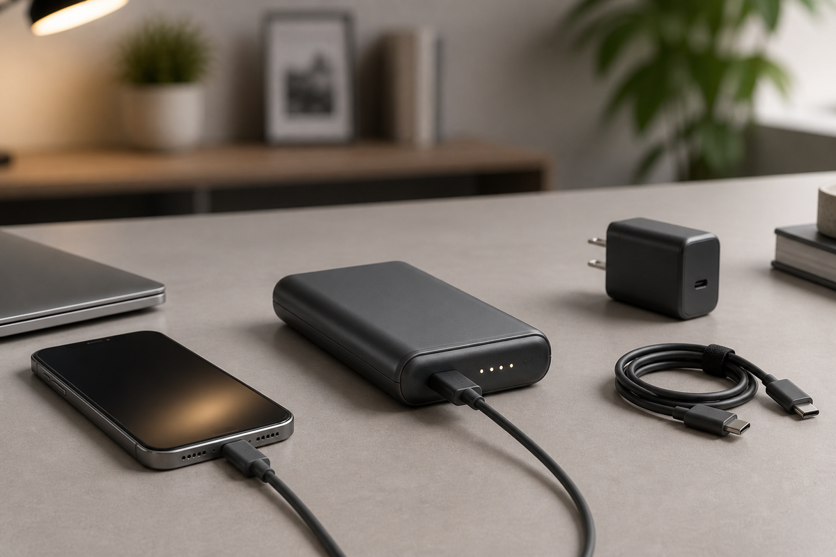 Power bank charging slowly troubleshooting with USB-C cable and wall charger