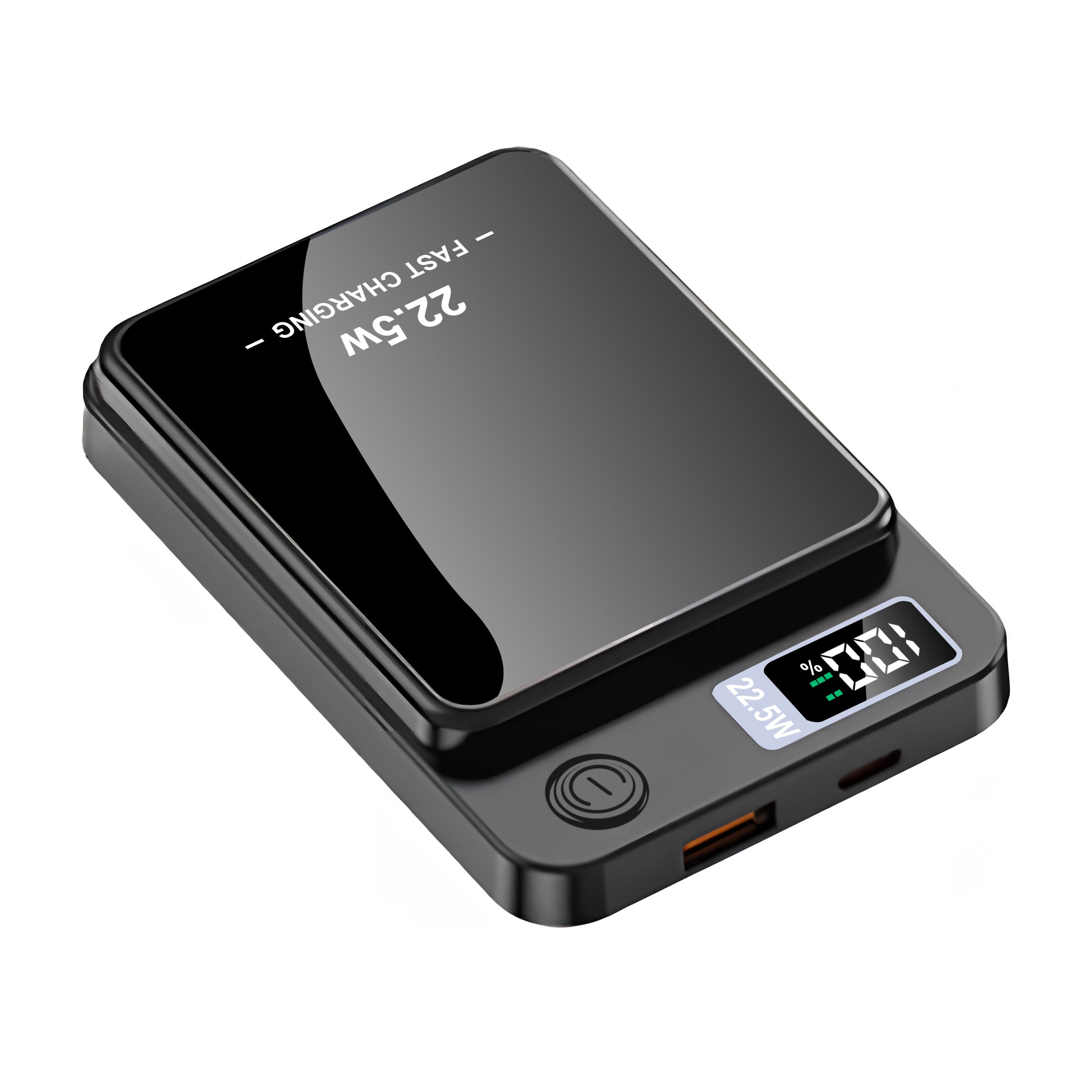 10000mAh Magnetic Magsafe Power Bank with 15W Wireless Fast Charging USB Type-C Portable Power Bank for iphone & Andorid