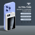 10000mAh Magnetic Magsafe Power Bank with 15W Wireless Fast Charging USB Type-C Portable Power Bank for iphone & Andorid