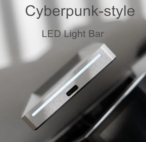 Cybertruck Style Magnetic Wireless Power Bank 6000mAh 15W Fast Charging Futuristic Metal Design for iPhone Android