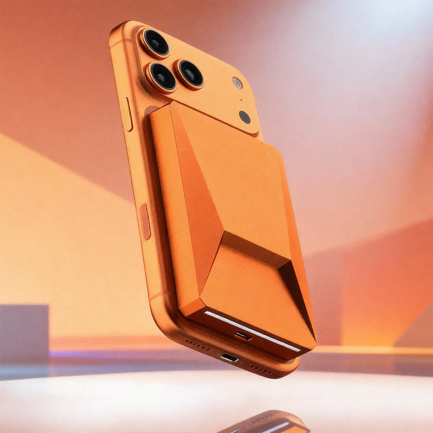 Cybertruck Style Magnetic Wireless Power Bank 6000mAh 15W Fast Charging Futuristic Metal Design for iPhone Android