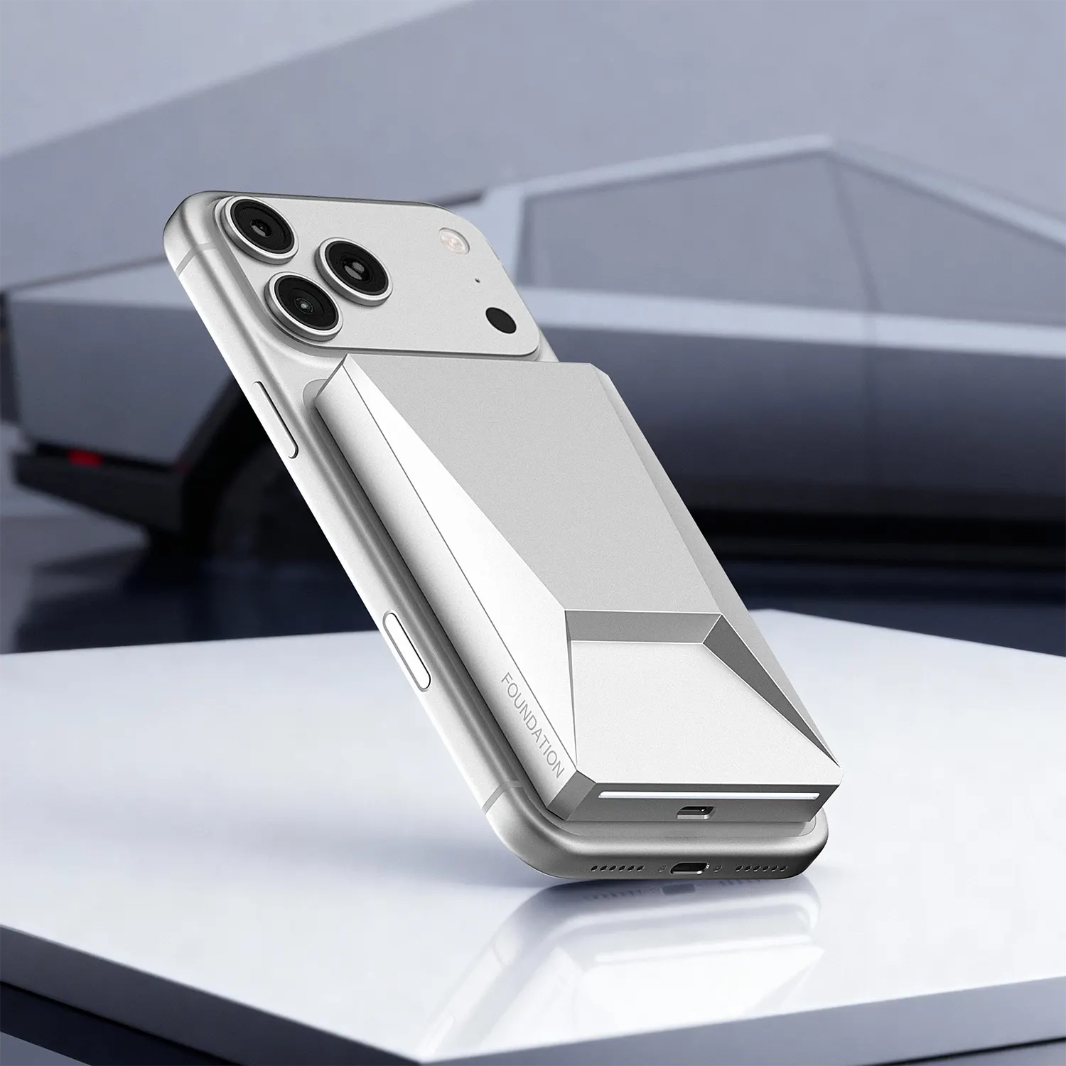 High End Cyber Power Bank 6000mAh Magnetic Charging Power Bank, 23.2Wh Fast Charging, 15Wh Magnetic Wireless Charging, Type-C Input/Output Port, Full Aluminum Alloy Shell PowerBank, Compatible with Android Samsung Phones and iOS iPhone Phones